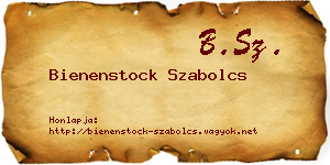 Bienenstock Szabolcs névjegykártya